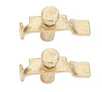 CFTGIW 2Pcs Erhu Fine Tuner Professional Metal Clamp/Holder String Tune Adjuster Instrument Accessories Gloden Durable The Will Str Erhu Fine TunerErhu String TunerMetal ClipErhu