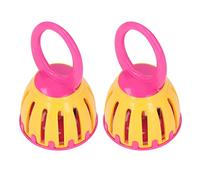 CFTGIW 2pcs Handled Bell Rattle Educational Toy Hand Percussion Jingle Bell for Kids BellHandheld Bell Rattle Bell Rattle Bell Rattle BellShaker Rattle Toy Just Toy Tool Plays Signific