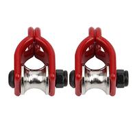 CFTGIW 2pcs RC Model Simulated Lifting Pulley Steel Wire Rope Fit for HSP for REDCAT Crawler CarA Easy Install to Car Making Att RC Lifting PulleyMetal PulleyRC Car (Style A)
