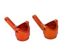 CFTGIW 2Pcs RC Steering Cup CNC Steering Knuckle Hub Carrier for ZD Racing /7 Orange the Knuckle the Fall RC CupRC KnuckleAluminum KnuckleRC