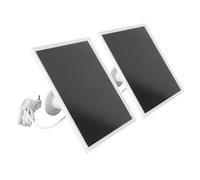 CFTGIW 2PCS Security Camera Solar Panel 6W Monocrystalline Silicon IP66 Rainproof Solar Panel with .8FT Cable for Cam Plus Pro Battery is Plus for for Ba Camera
