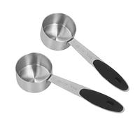 CFTGIW 2Pcs Stainless Steel Coffee Measuring Scoop /8 Cup 30ml Measuring Tablespoon Table Spoon for Coffee Bean Milk Powder Tea Steel Which Easy Rus Stainless