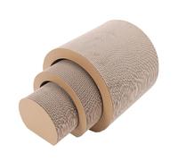 CFTGIW 3 in Cat Scratcher Cardboard Corrugated Multifunction Cat Scratch Tunnel Scratching Pad for Kitty Playing Exercise Cat's or The Which Be 3 to Satisfy Detachable