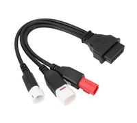 CFTGIW 3 In Motorcycle OBD Diagnostic Cable 16Pin to 3PIN 4PIN 6PIN Stable Transmission for CB125F CBR500R Connector Motorcycle OBD Diagnostic CableMotorcycle Adapter