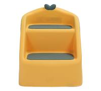 CFTGIW 3 in Toilet Potty Training Stool Slip Proof Folding 2 Step Sink Toilet Stool for Bathroom Yellow 3 Offers a Short a Folding Potty Training StoolPotty (Yellow)