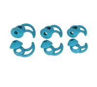 CFTGIW 3 Sets Silicone Earbud Tips Professional Noise Reduction Comfortable Soft Sports Earbuds Tips Replacement for Sport Earphones Grey Are of Made and Silicone Comfo (Blue)