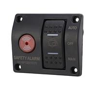 CFTGIW 3 Way Bilge Pump Switch Panel Man Off Auto Bilge Pump Switch with LED Light for Ships and Yachts DC24V 3 Way PanelBilge SwitchBilge PanelMan (DC12V)