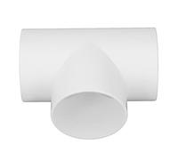 CFTGIW 3 Way Duct Connector Resistant PVC T Shape Round Pipe Fitting 3 Holes Hose Adapter Splitter 6in That Connect The is Connector Way Shaped Has Duct (6 Inch)