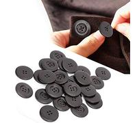 CFTGIW 30PCs Round Wood Buttons DIY Crafts Coat Clothing Accessory Durable Bison 40mm Environmentally Round Buttons for and Made of Simple Be