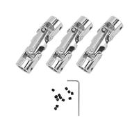 CFTGIW 3pcs Joint Coupling Connector 3 Sections 10mm?10mm Mini Coupling Joint for RC Car Boat Durable Resistant Which Has Service Is Premium Material of