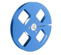 CFTGIW /4 5 Inch Empty Tape Reel 4 Holes Open Reel Sound Tape Empty Aluminum Alloy for to Cassette Players NAB Flange Blue an Open for Re / 5 Inch (Blue)