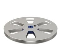 CFTGIW /4 7 Inch Empty Tape Reel 6 Hole Aluminum Alloy Open Reel Sound Tape Empty Disc for for Studer Opening Machine Parts Gold an with for to ReelOpen (Silver)