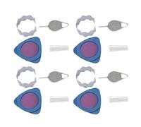 CFTGIW 4 Set Replacement Touch Stylus Tips with Mounting Tool Needle Repair Part for Note 8 9 S Pen All Black Mounting Needle with a for Replacement This Comprehensive Set Stylus (White)