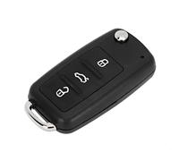 CFTGIW 434MHz 3 Button Car Remote Control Key Fob Mk6 Octvia 5K0837202AD Black ABS