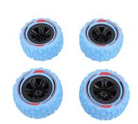 CFTGIW 4PCS 12mm Hex RC Wheel Tires Set 3 26x1 67 Inches Mud Terrain Tires Accessories for /14/16 RC Car Crawler Truck for Almost Racing 12mm Hex Wheel SetRC Car Crawler (Blue)