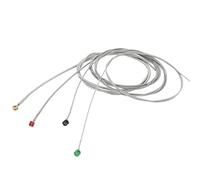 CFTGIW 4PCS Electric Bass Strings Hard Metal Colorful Sturdy Replacement Guitar Accessories for Guitarist and Sweat Guarantees Electric Bass StringsBass StringsGuitar StringsStrings
