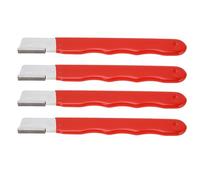 CFTGIW 4Pcs Garden Tool Sharpener Portable Cutter for Gardening Pruner Hedge Shears Scissors Matte Rubber Which Comfort Garden Tool SharpenerGarden SharpenerGardening Pruner (Red Glossy)
