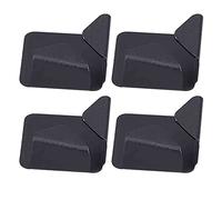 CFTGIW 4Pcs NoPunch Power Cable Storage Rack WallMounted Socket Power Cord Hook Holder Bracket Black Special Design Design the Stronger Easy Durable Fall Not