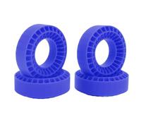 CFTGIW 4PCS RC Inserts Fit for .0 Inch Tires Silicone RC Wheel Insert for /10 Crawler Car Accessories Green Silicone Tire These for Are InsertRC Wheel InsertRC Crawler (Blue)