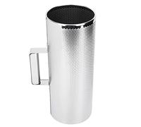 CFTGIW 5 * 12.8'' Professional Stainless Steel Percussion Instrument Metal Guiro with Scraper with Overtones Guiro-style Workmanship Texture Open-ended Body Stainless Steel for Hollow