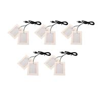 CFTGIW 5 PCS DC5V USB Electric Cloth Heater Pad Portable Comfortable Heat Pad for Neck Back Abdomen Lumbar Heating Computers Which Conv USB Electric Cloth Heater PadUSB Heating