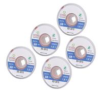 CFTGIW 5 Pcs Solder Wick Clean Free Desoldering Braid Wire Strong Removal Ability Solder Sucker Tool for Bag Suck Remove The on is Circuit Prevent Short to Wick and