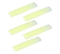 CFTGIW 5 Pcs Soprano Saxophone Reeds Strength 2.5 Bb Soprano Sax Reeds for Daily Practice Stage Concert White Five Are the and Separat Saxophone Reeds2. (Yellow)