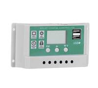CFTGIW 50A Solar Charge Controller LCD Display Adjustable 12V 24V Solar Panel Regulator Equipped Large-screen During Display and High Support Auto Efficiency Charging Detection