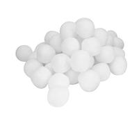 CFTGIW 50Pcs 7cm Imitation Snow Ball Christmas Fake Balls Toys Indoor Game Props Decoration 7cm Snow Contains Suitable or Light Simulated Christmas Easy Workmanship Throw