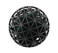 CFTGIW 50Pcs Bio Porous Biochemical with Cotton Aquarium Pond Material 76mm Carry Using for and Fish 2 Aqu Fish FilterBio Porous FilterAquarium MaterialBiochemical BallAquarium (46mm with cotton)