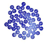 CFTGIW 50PCS Numbered Label Numbered Tag for Farm Livestock Beekeeping Husbandry Breeding Supplies1-50 Red Small on Life Label Easy Convenient with Round Labels Use Them Service (Blue)