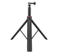 CFTGIW 55in Invisible Selfie Stick Tripod for X5 X4 X3 GO3 ACE Action 5 4 3 OSMO 360 Cameras Aluminum Alloy Action Camera Extension Pole with Non-Slip Feet for Travel Vlog Photography