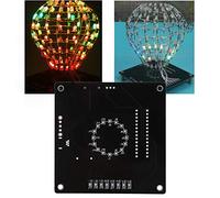 CFTGIW 5V USB Light Vertical Ball Kit Designed by PCB Board Colorful LED Light Innovative Music Spectrum Ball Modes is 3+1 More Animation Kinds is Off-line Animation They 16 in DIY LED