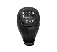 CFTGIW 6 Speed Leather Gear Stick Shift Knob Head Lever Adapter Manual Replacement for E34 E36 E38 E39 E46 E53 E60 E61 E63 E64 E83 E90 E91 E92 E93 Smoother Make Quicker More