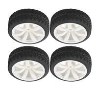 CFTGIW 65mm Diameter RC AntiSkid Tires Rubber Replacement Tire Fit for WPL D12 /10 Car Excellent and Finish the Prope RC Rubber TiresRC -Skid TiresRC Tires1/10 Car