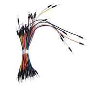 CFTGIW 65pcs Breadboard Protoboard Jumper Wires Solderless Flexible Male to Male Cable Kit Wire Kit Cable Arduin Solderle Breadboard Jumper Wirebreadboard Jumpersbreadboard