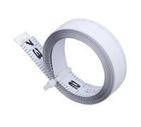 CFTGIW 6FT 72inch Metal Self Adhesive Tape Measure Carbon Steel Tape Measure Adhesive Backing Right to Left and Erosion Oxidized Metal Self MeasureTape