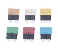 CFTGIW 6Pcs Automatic Reset Assortment Kit E37 Protector 5A 10A 15A 20A 25A 30A 14VDC Your Car Etc Reset Automatic FuseAutomatic Assortment KitATM Circuit BreakerATM