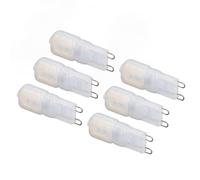 CFTGIW 6Pcs G9 LED Light Bulbs Dimmable 3W Energy Saving 360 Degree Light Bulb for Ceiling Lamps and Pendant Lamps Warm White 360 No Flicker Performance Testing Such (#2)
