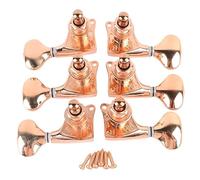 CFTGIW 6Pcs Guitar Tuner Pegs Tuning Set 18 Gear Ratio Completely Closed Electric Guitars Accessories with Small Tail Handle Antique Brass That Prevents and Th Guitar Tuner PegsElectric (Purple