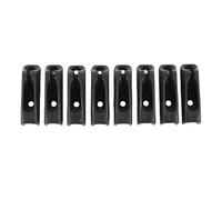 CFTGIW 8PCS Kayak Cleat Quick Grip Black High Strength Nylon Self Lock Rope Cleat for Canoe Inflatable Boat Dinghy Yacht Mooring Deck