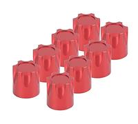 CFTGIW 8pcs RC Wheel Center Adapter M4 Nut for/Hsp/Axial Scx10 D90 /10 RC CarRed It to Is Light Maximum and Wei M4 NutRC Wheel Center CapRC Nut for/HspRC for (Red)