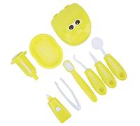 CFTGIW 9pcs/Set Pretend Play Dentist Check Tooth Model Set Dentist Role Playing SuppliesPurple No Longer See Playin ToolsPretend Play SuppliesDentist Role Playing (Yellow)