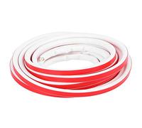 CFTGIW 9x8MM 6M Silicone DShaped AntiTheft Door Sealing Strip Window Strip Household Supplies Layered to Enjoy Quality Adhesive Soundproof Cavity Rhombus Sound?proof Design Double?layer