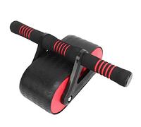 CFTGIW Abdominal Roller Wheel Automatic Springback Abdominal Wheel With Ergonomic Handle Knee Pad For Home Gym Blue Out Assistance You the More in Design 2 Generate Built When (Red)