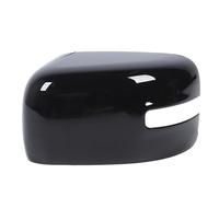 CFTGIW ABS Mirror Cap Cover, Black Protection Scratch Resistant Side Rearview Wing Mirror Cap for Renegade 2015 to 2019, with Turn Signals, Withstands Various Weather (Left 5UW77TZZAA CH1326103)