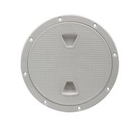 CFTGIW ABS Round Deck Inspection Access AntiSlip HatchCover Boat Screw Out Deck Inspection Plate Cover Boat Accessories and Service or Is Design Long-term ABS Fine Quality (8in)