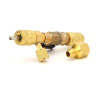 CFTGIW AC Valve Remover R12 R22 R410A Cooling System Quick Valve Disassembly Tool for SAE /4inValve Remover to Disassemble Be Co RemoverCooling System ToolValve InstallerAC (#1)