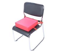 CFTGIW Adjustable Removable Baby Dining Chair Booster Cushion Kids Highchair Seat PadRed Easily The You Providing The Safe High Made of Durable Eco-Friendly Use Booster CushionBooster (Front red)