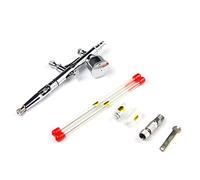 CFTGIW Airbrush Kit Set Gravity Feed Dual-Action for Car Painting Art Craft Paint Hobby Model Body Nail Air Brush 0.2/0.3/0.5mm Airbrush Beginner High Advanced the for Gravity Pro